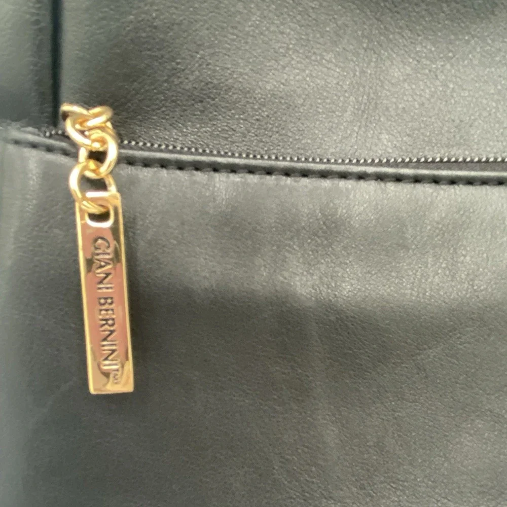 GIANI BERNINI Nappa Classic Leather Hobo Women's Shoulder Bag‎ - Black
